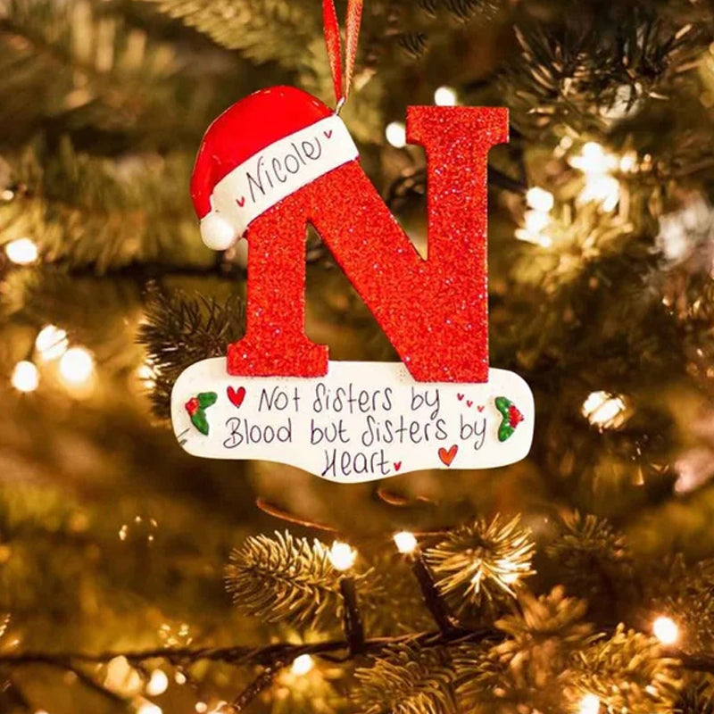 Christmas Decorative Letter Pendant