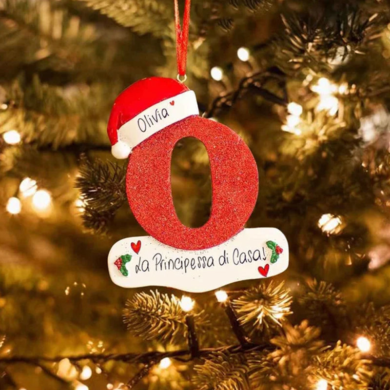 Christmas Decorative Letter Pendant