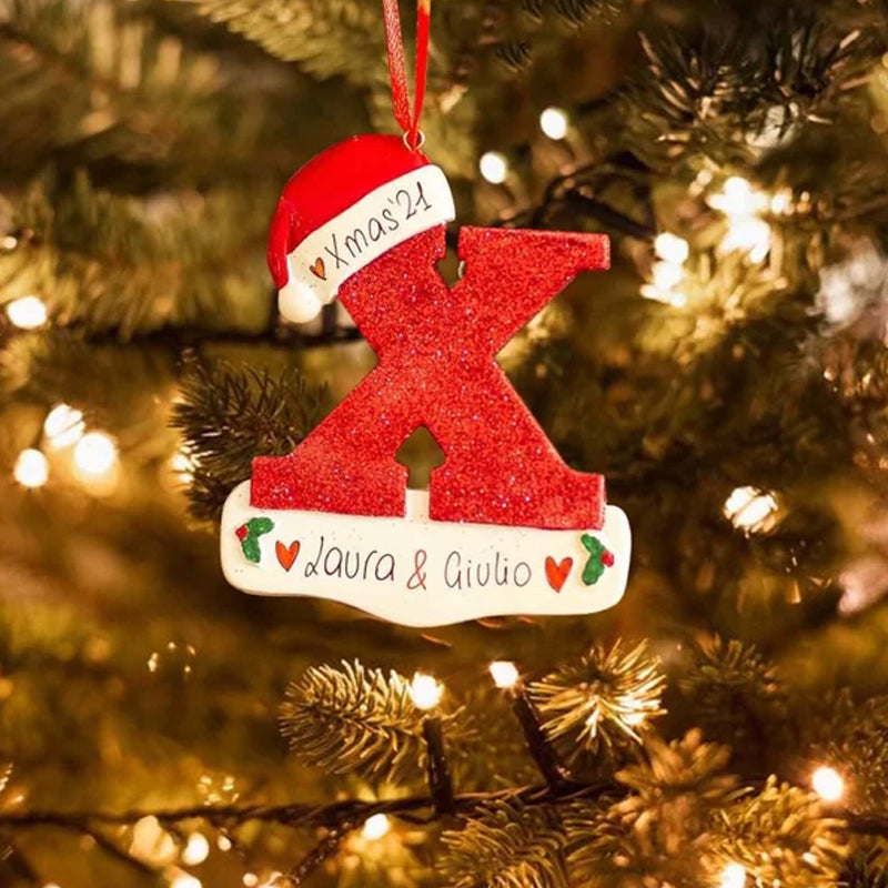 Christmas Decorative Letter Pendant