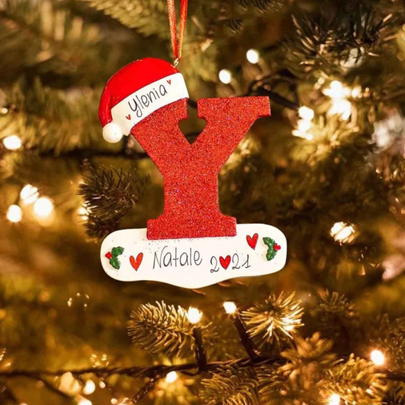 Christmas Decorative Letter Pendant