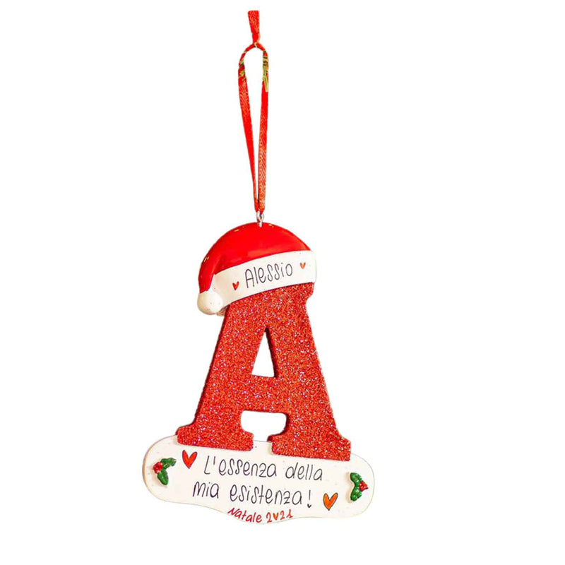 Christmas Decorative Letter Pendant