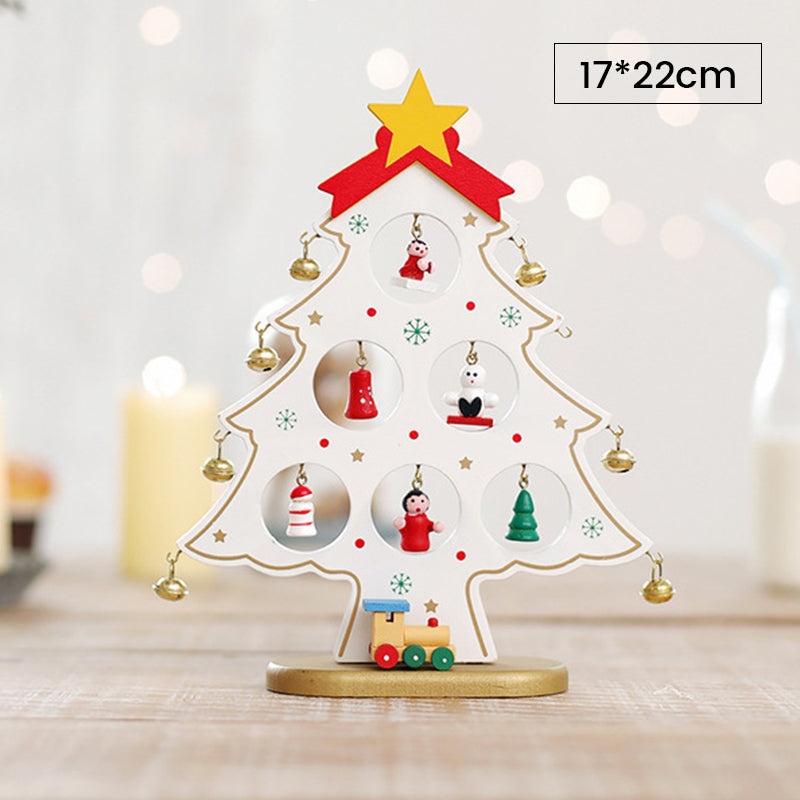 DIY Wooden Mini Christmas Tree Set